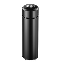 Durable double wall stainless steel thermal insulated vacuum bottle with LED temperature display