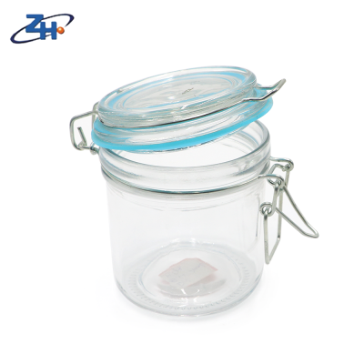 hot selling food storage borosilicate glass jar with lid