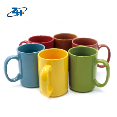 Daily use great quality colored 11 oz ceramic mug for sublimation