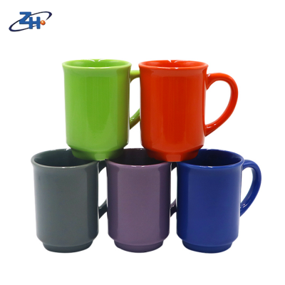 hot sale solid color ceramic glazed mugs for drinking