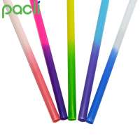 Environmental certification passed Plastic Color Changing Straw food grade