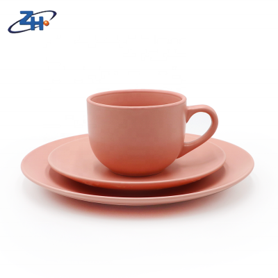 Eco-Friendly Feature plates dishes ceramic dinner tableware / ceramic dinner set