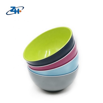 Eco-friendly color bowl melamine material colorful dinner rice bowl