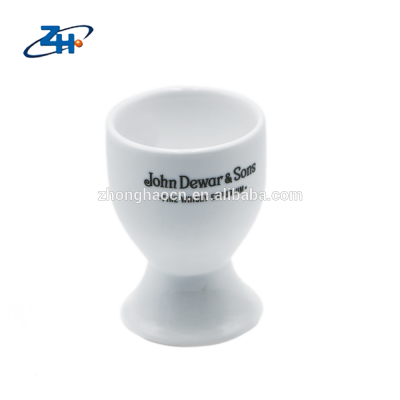 creative design strength ceramic egg mug with advertisement logo