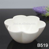 personalized flower ceramic snack bowl