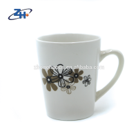 wholesale Personalized flower decals sublimation ceramic milk mugs