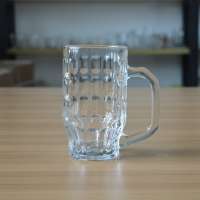 High quality lead free classic engraved beer glass mug with 400ml volume