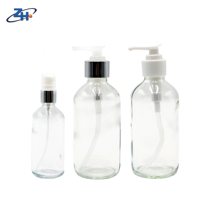 Shower gel dispensing large capacity lotion pressing bottle skin care glass bottle